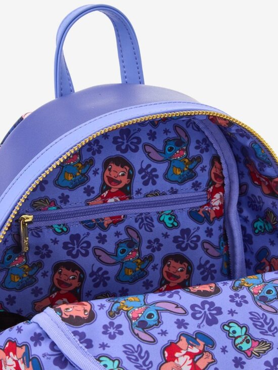 Loungefly Disney Lilo & Stitch Floral Sunset Scene Mini Backpack (BoxLunch 10th main image 7